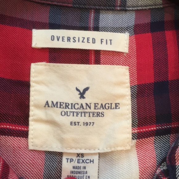 AEO Women's Shirt Size XS - Oversized Fit - Picture 4 of 5